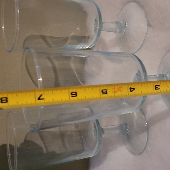 Libbey Kitchen Vintage Libbey Blue Tint Goblets Poshmark